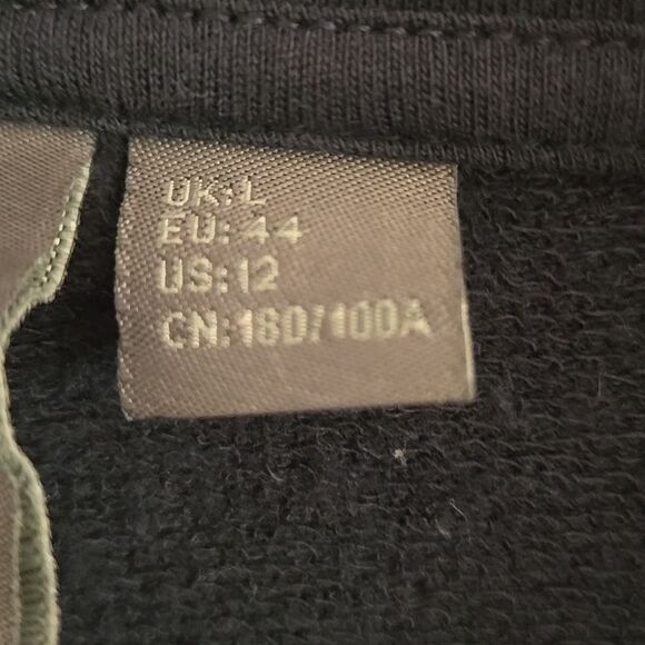 Sweaty Betty hoodie large size 12 sweatshirt  top long sleeve blue pocket Active - Picture 5 of 14